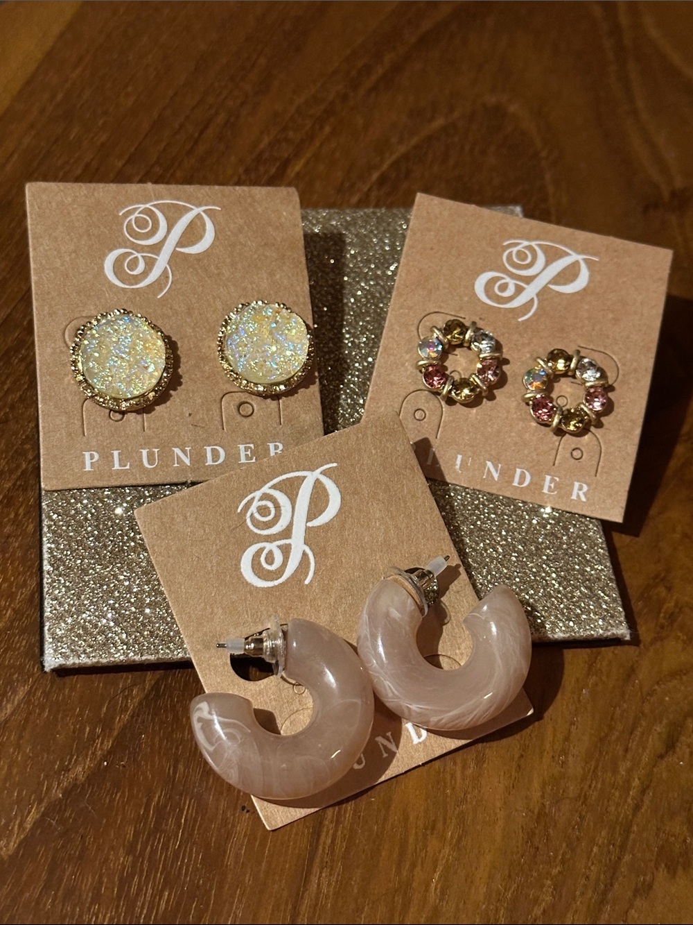 Plunder- Bundle of 3 Earrings Sets